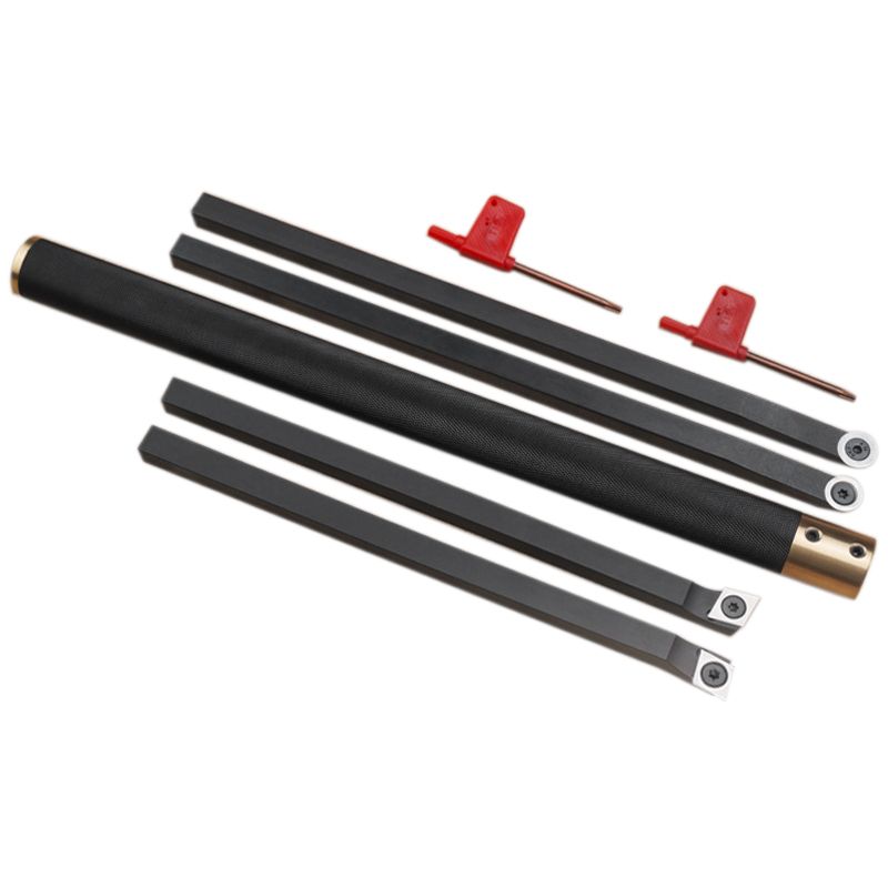 1Set Aluminum Alloy Hollowing Wood Turning Tools Knurling Knife Handle Wrench for Lathe Turning Tool Kit