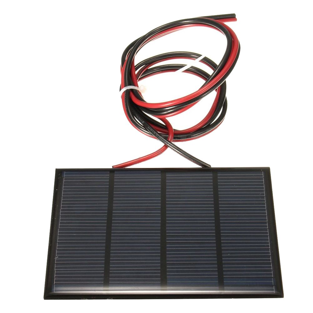 Individual 1.5W 12V Mini Solar Panel Small Cell Module Charger With 1M Wire