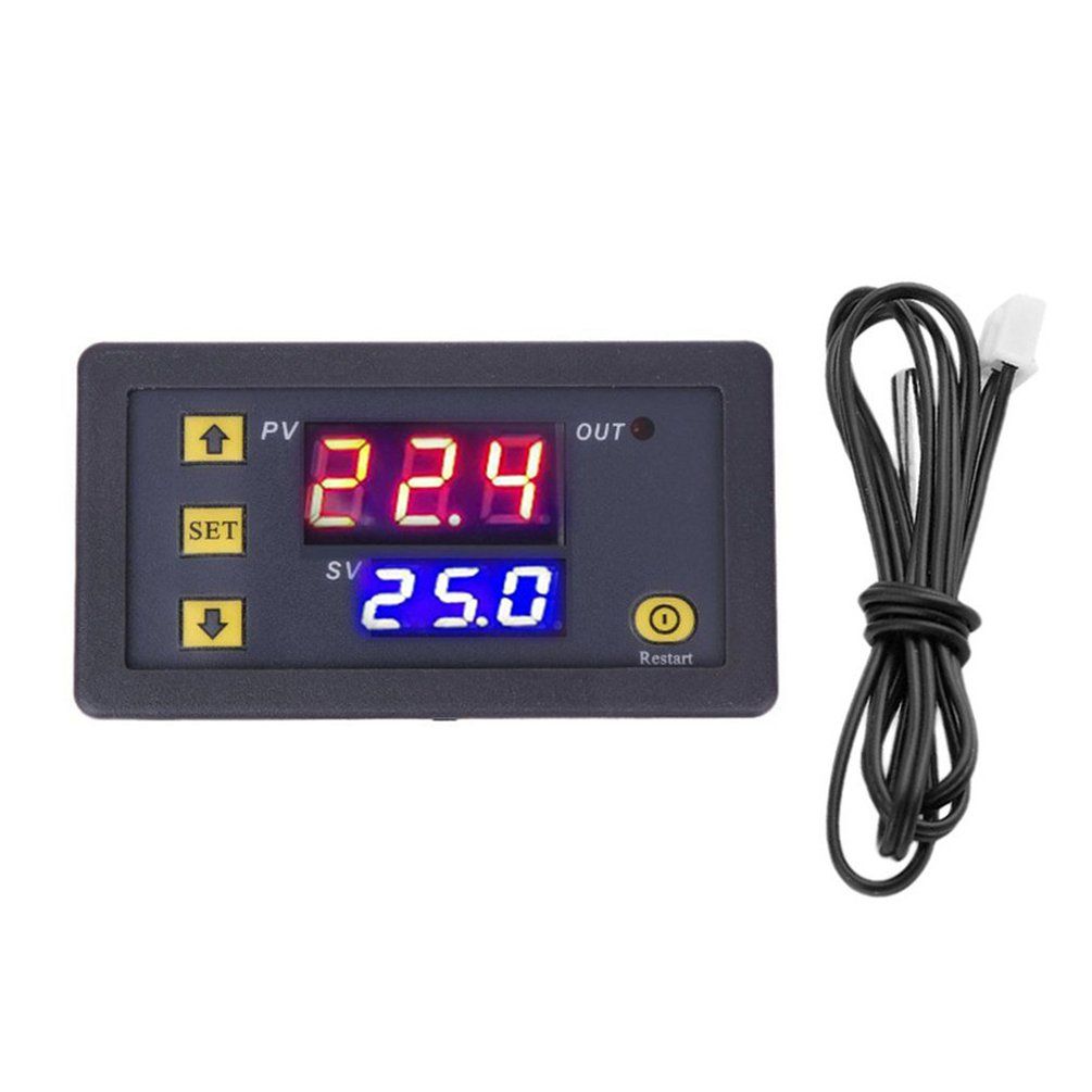 Temperature Control Switch Miniature Temperature Control Board 220v red blue