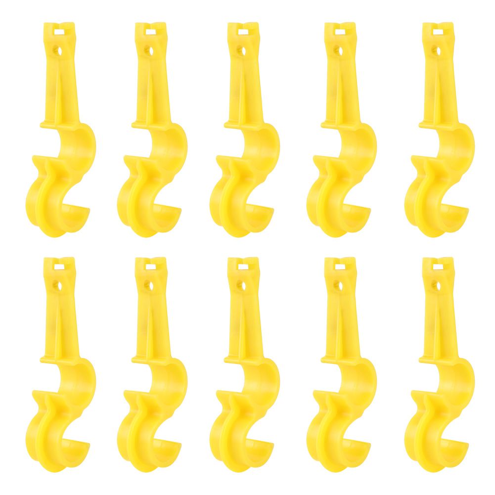 Farm Pipe Clip 10Pcs S Shaped Water Supply Tube Hose Holder Clamp Accessories for Waterline