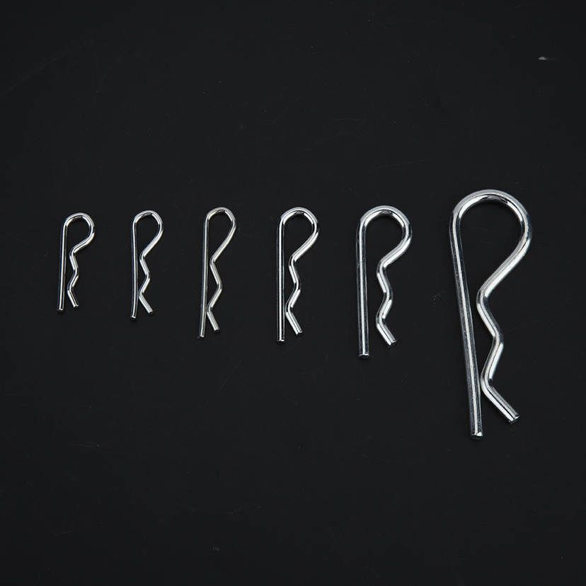 R Clamp 150 Pcs Carbon High Strength Steel R-type Wave Card Hairpin Latch Bolt Cotter Pin