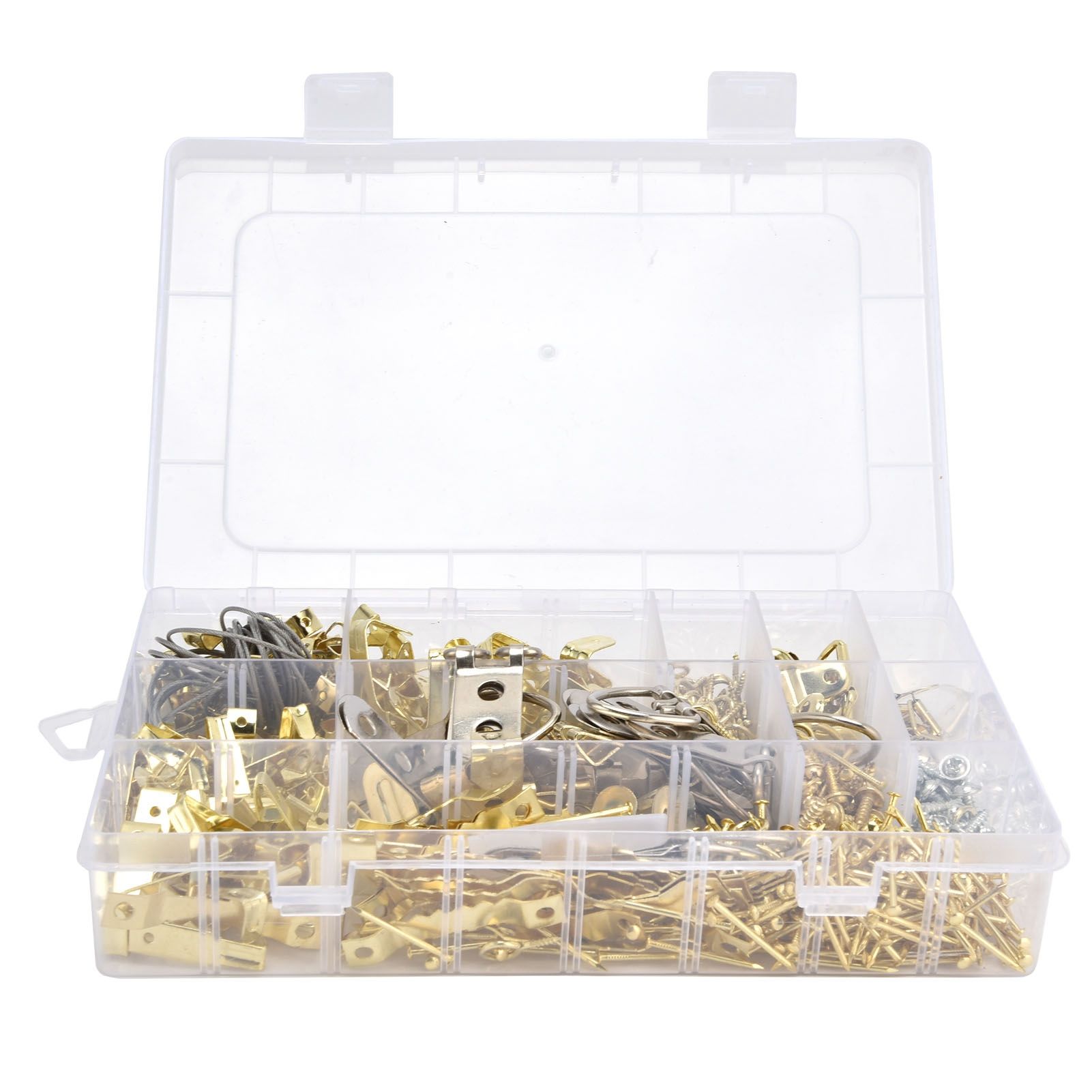 520pcs Photo Frame Hook Heavy Duty Picture Hanger Kit Hanging With Nails