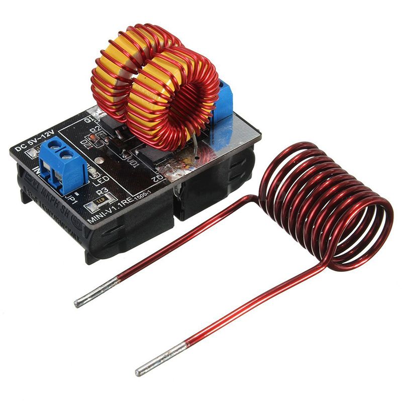 5v-12v ZVS Induction Heating Power Supply Driver Board Module + Coil -  black