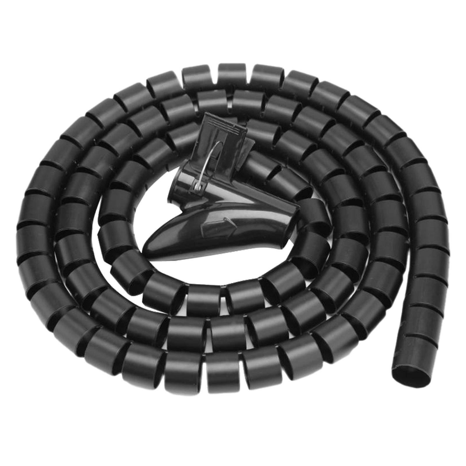 Wire Protector with Threading Clip Flexible Cable Protective Tube