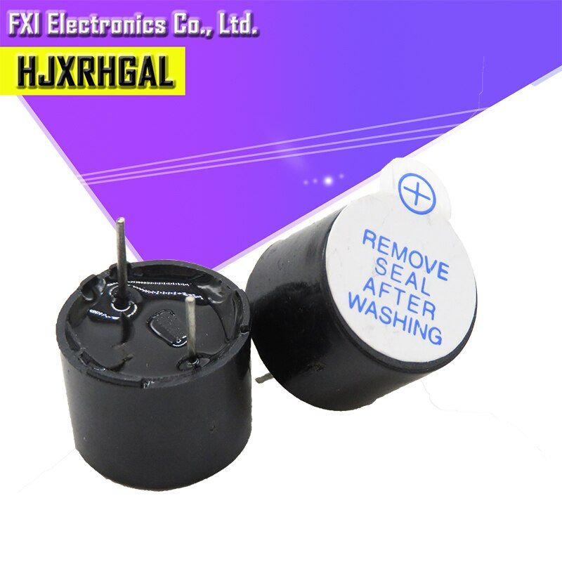 Arrival 10pcs 5v Active Buzzer Magnetic Long Continous Beep Tone 12*9.5mm