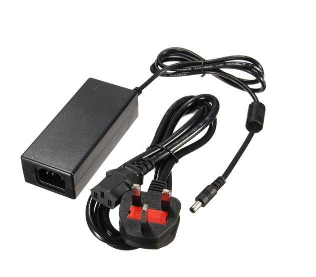 12V 5A Power Supply Power Adapter 100-240V AC- Black
