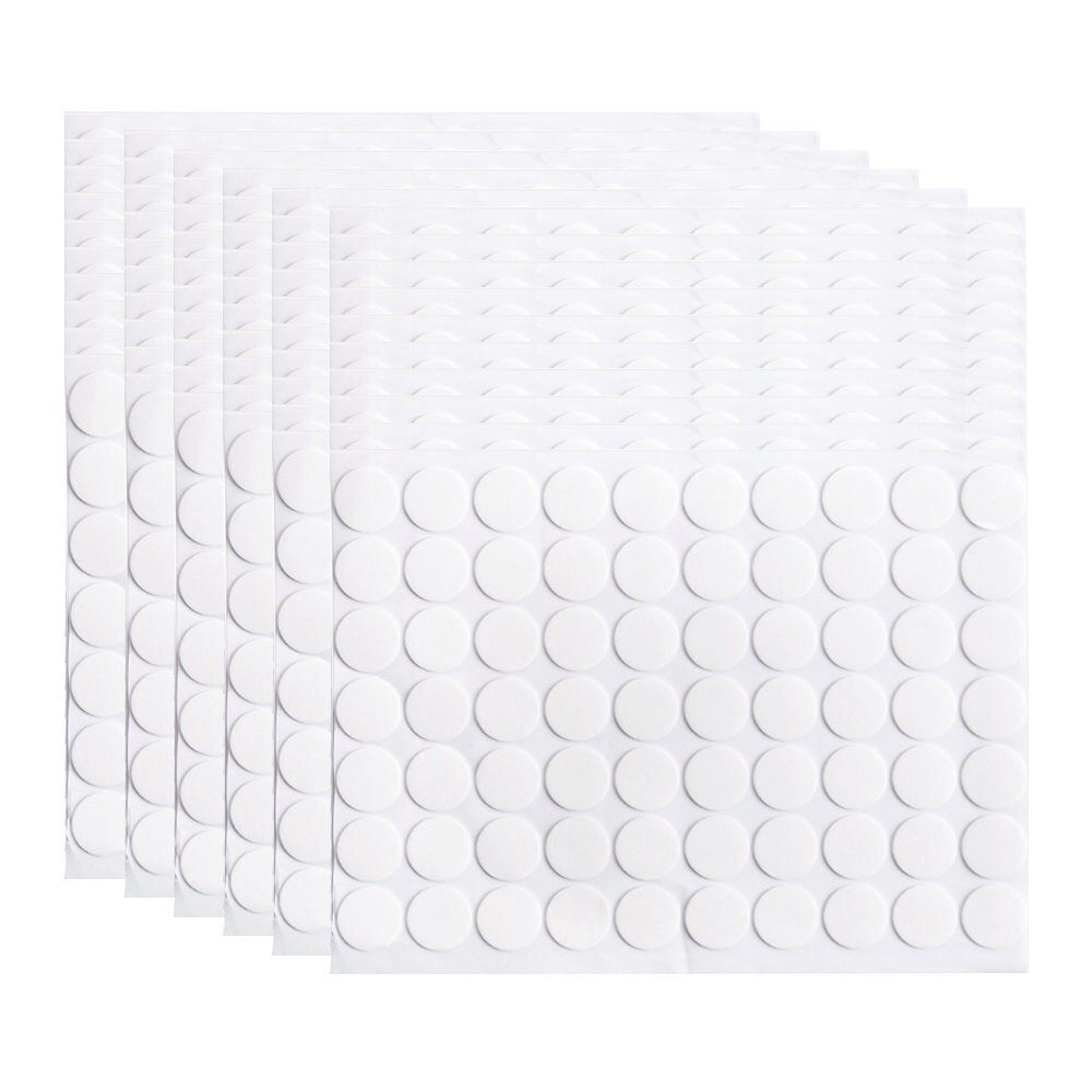 70 pcs Round Double Sided Tape Sticky Wall No Trace Strong Tapes Transparent Self Adhesives Pad Stickers
