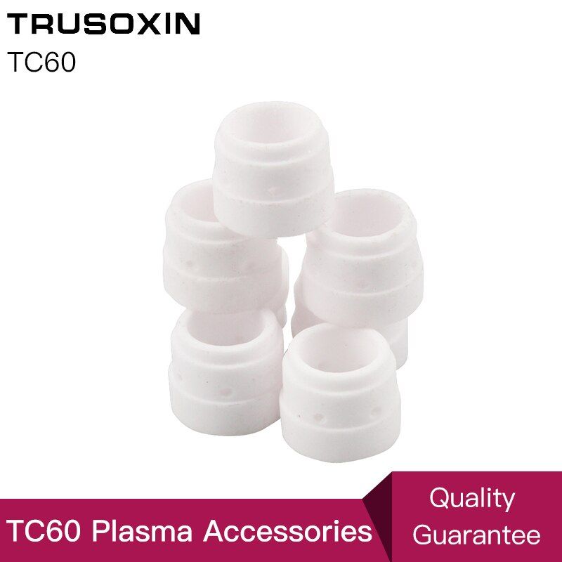 Cutting Accessories 30Pcs TC60/TC80 Torch Consumables Gas Ring for Cut40 Cut30 Cut50 CUT60 Inverter Plasma Cutter