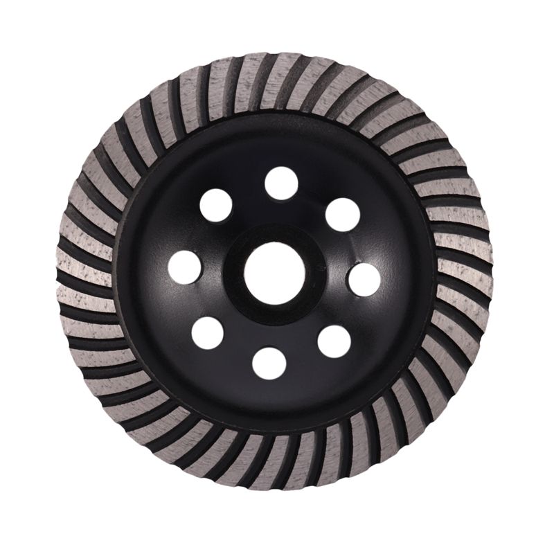 6 Inch Diamond Turbo Row Grinding Cup Wheel Fits 7/8 Inch Arbor Diamond Grinding Disc for Concrete Masonry