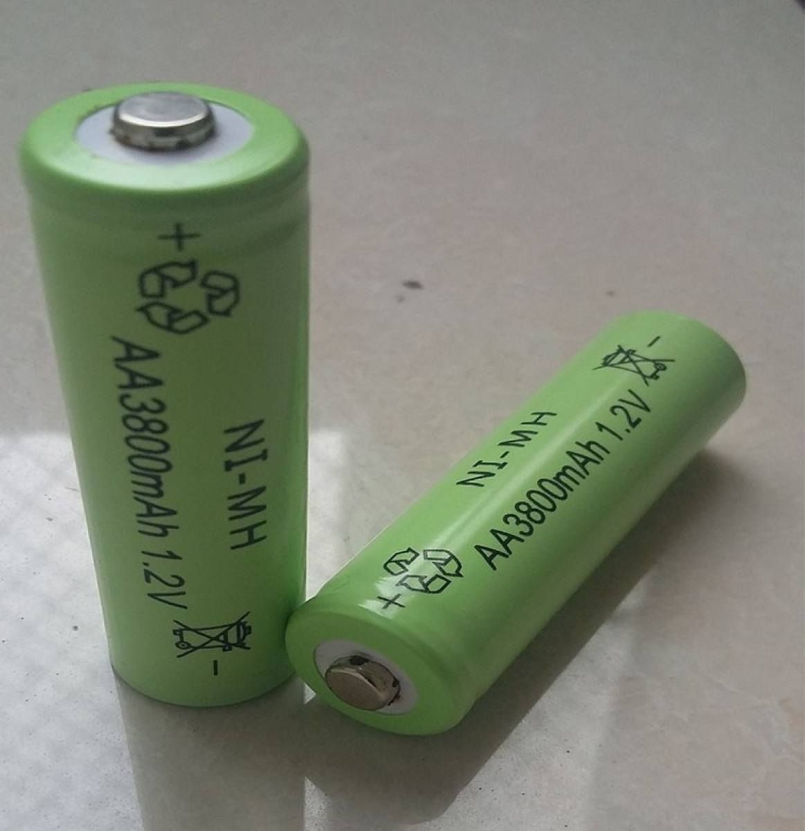 Rechargeable Battery 3800 mAh 1.2V - 2pcs comb pack