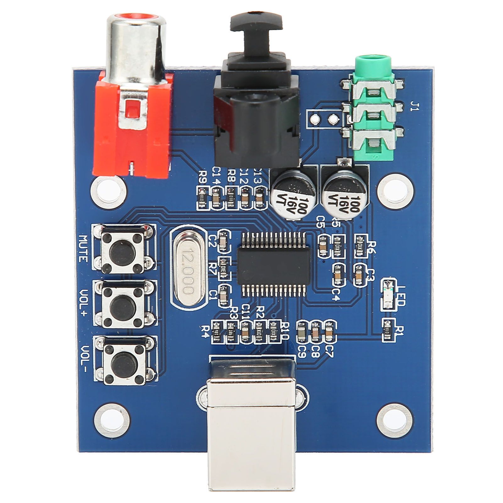 DAC Decoder Module USB Coaxial Fiber Optic Sound Card Electronic Component New