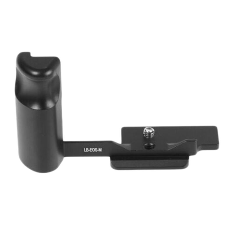 L Shaped Quick Release Plate Bracket Hand Grip with 1 4 Srew Hole for Canon EOS M ILC Camera(null)