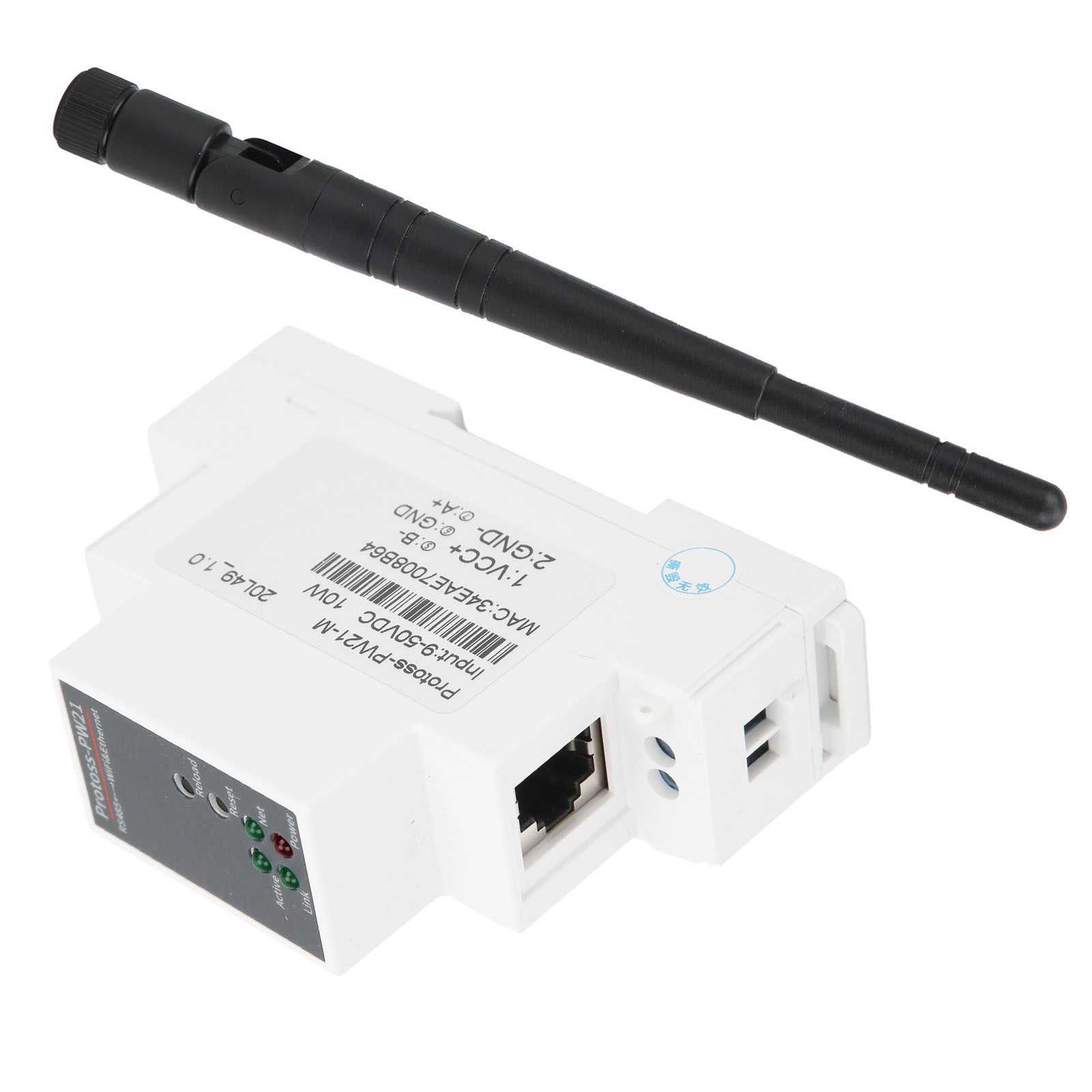 RS485 to WIFI Ethernet Serial Server for eCos System with Antenna9-50VDC New