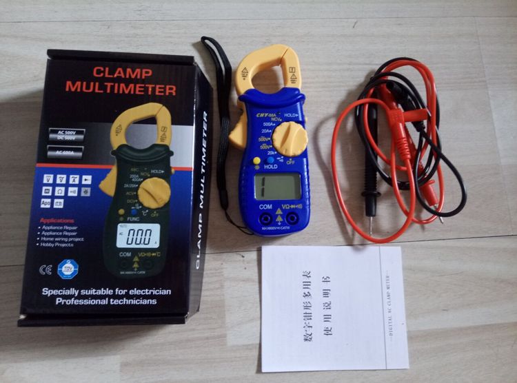 Chy-88A Test Auto-Ranging Electrical Meter Digital Multi Clamp Meter with T-RMS/Counts Multi Meter Digital Multimeter