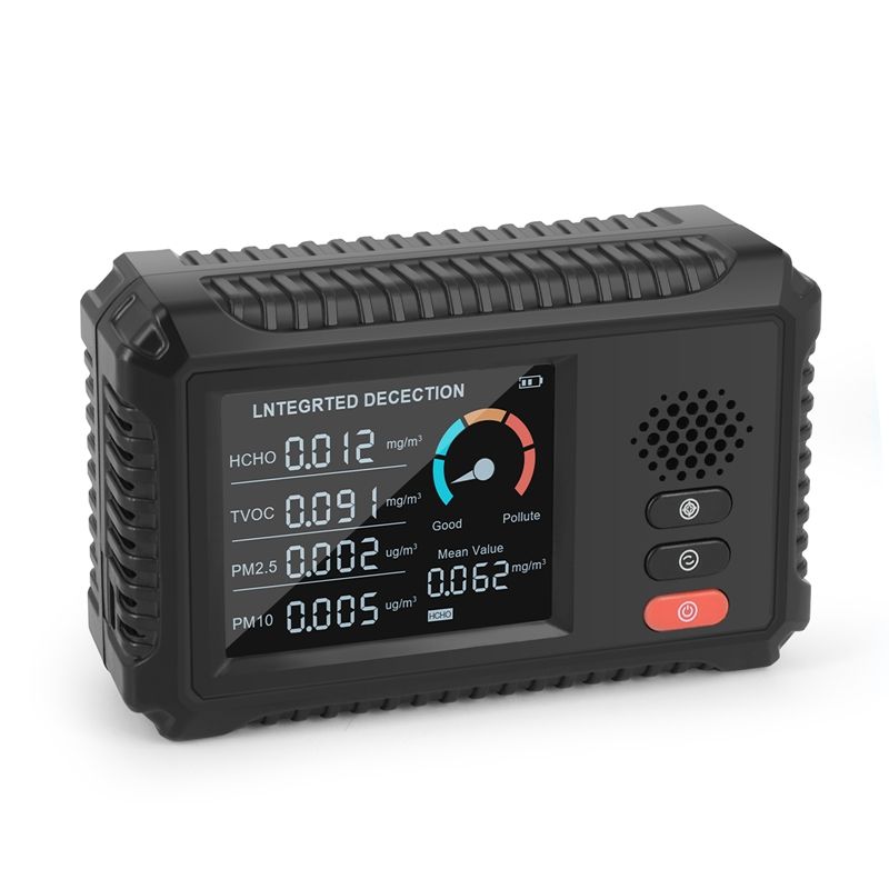 TVOC HCHO CO2 Digital LCD Formaldehyde Detector Portable Home Air Quality Meter Carbon Dioxide Gas Analyzer