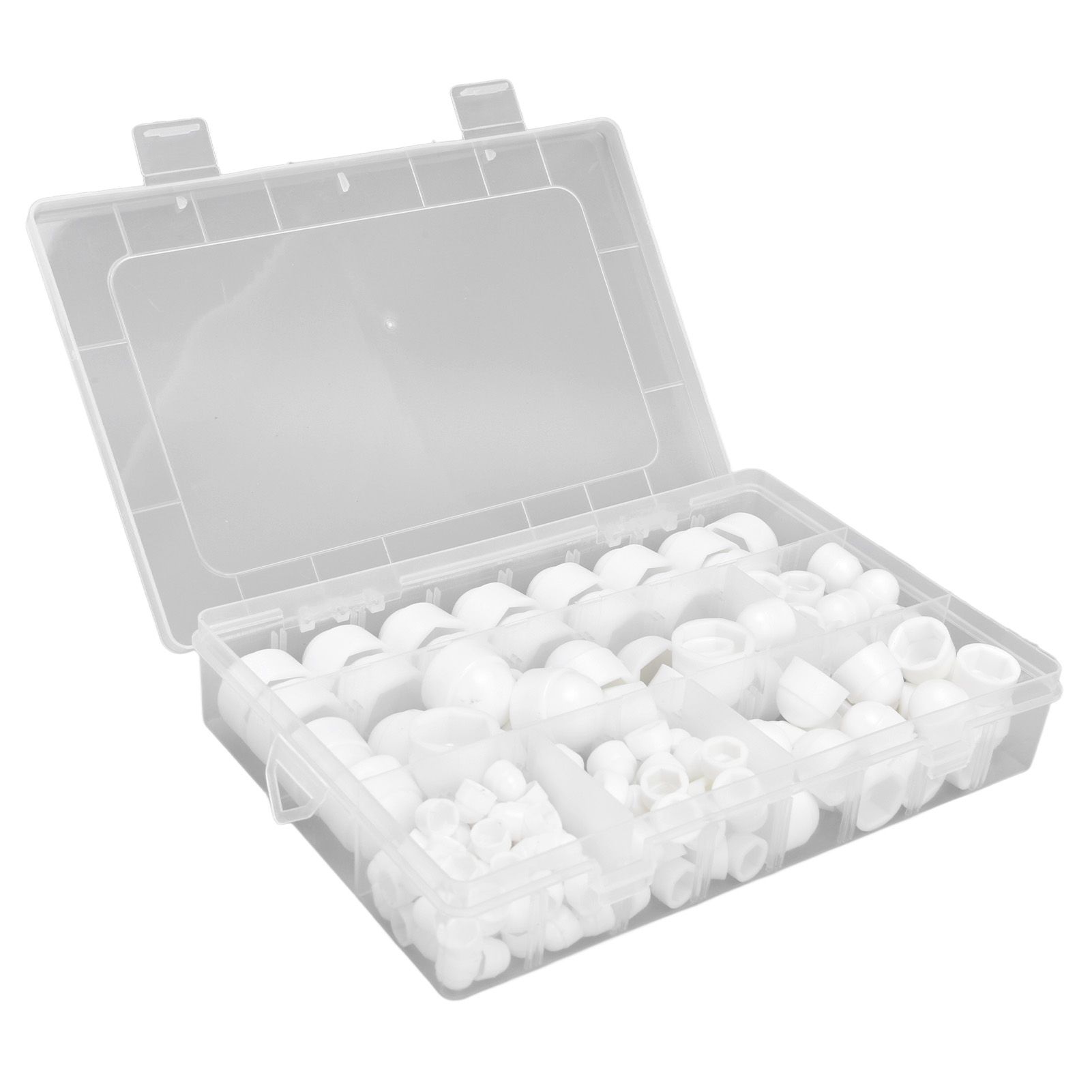 160Pcs Hex Nut Cover Screw Caps Assortment Kit M4 M5 M6 M8 M10 M12 6 Sizes