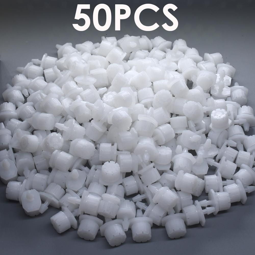 50-800PCS Green 1/4" Adjustable Dripper Drip Irrigation Watering Sprinkler Nozzles Emitter 4/7mm Hose Garden Greenhouse