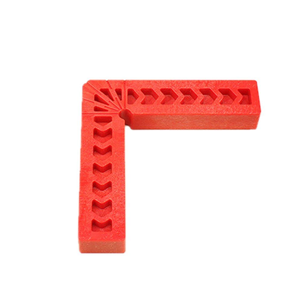 90 Degree Right Angle Auxiliary Locator Plastic Right Angle Block 4 inch 100mm red