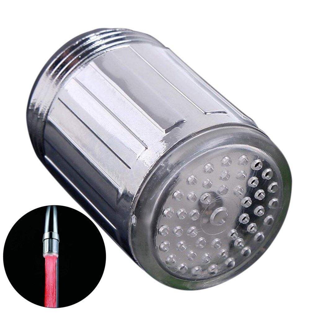 1Pcs Of Color Led Faucet Tap Single Colors Water Stream Tap  / Faucet Tap Suitable For Kitchen And Bathroms