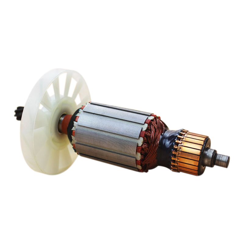 220V Armature Rotor Anchor Motor Suitable for Makita 0810 Replacement 7 Tooth Electric Hammer