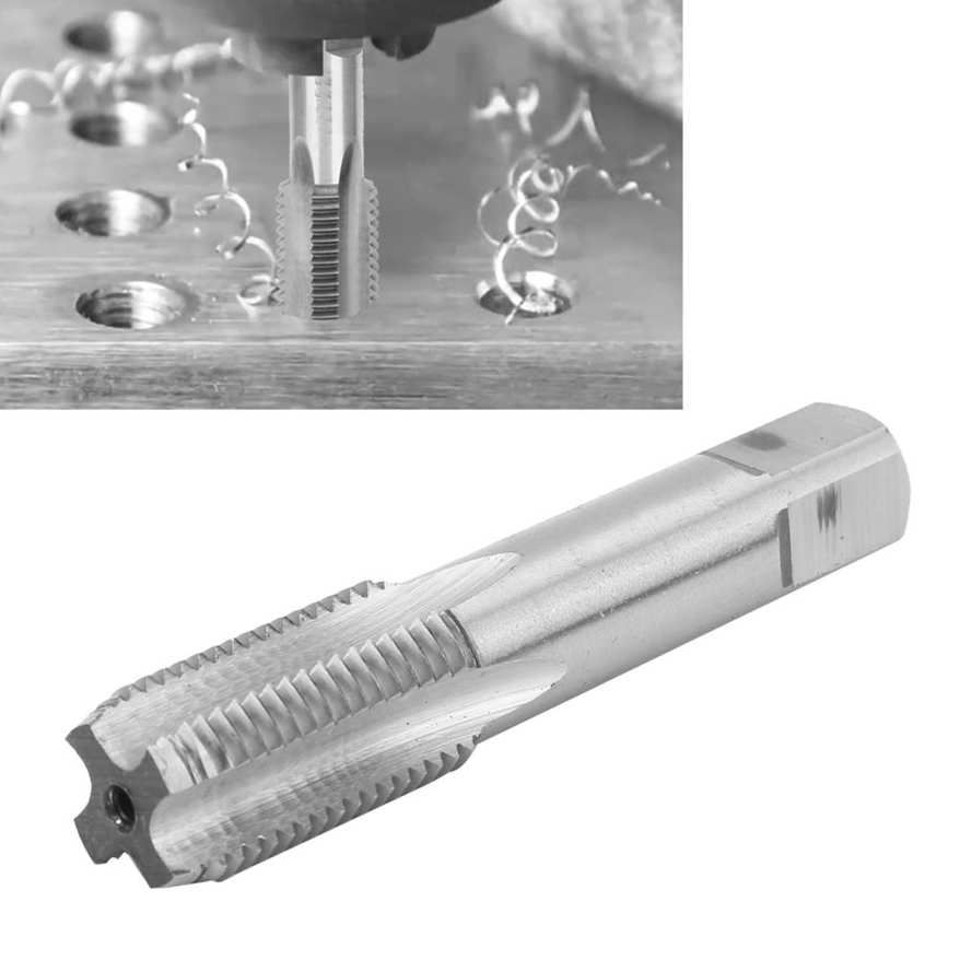 HSS Pipe Tap Thread High Hardness for Metallic Material Cutting Hardware Tools G1/4‑19