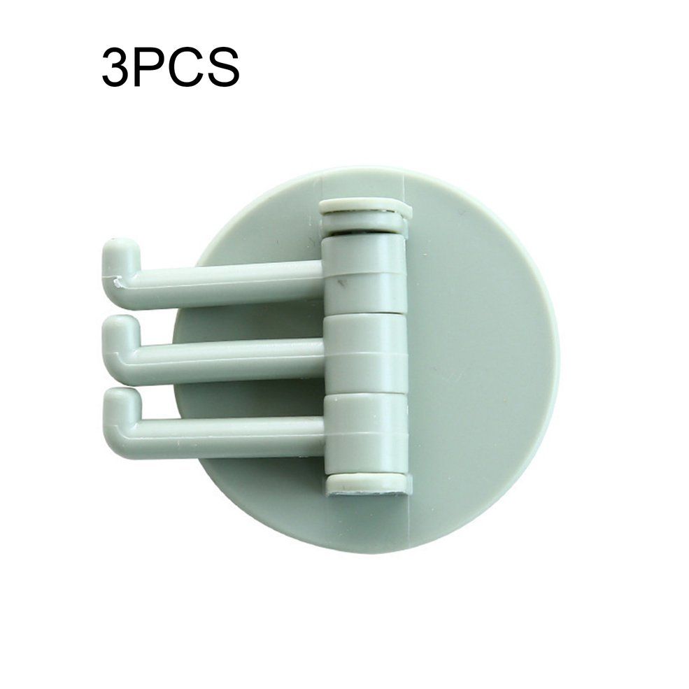 Rotatable Seamless Adhesive Hook Strong Bearing Stick Hook Kitchen Wall Hanger