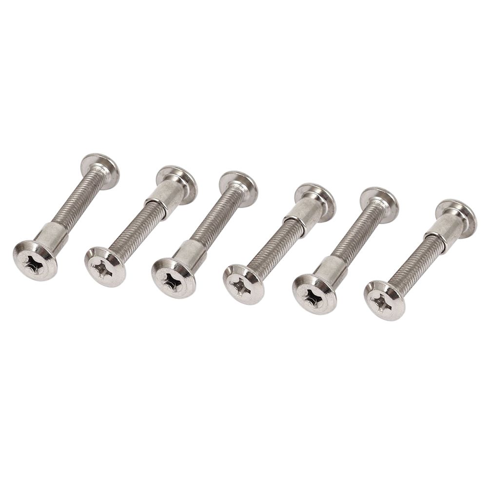 Harmony Furniture 6x35mm Cross Countersunk Screw Bolts Barrel Nuts 10sets