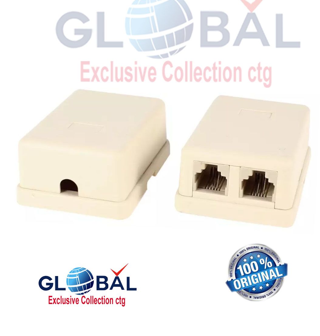 RJ11 6P4C Modular Telephone Extension Coupler (1pcs) Connector Adapter Rj-11