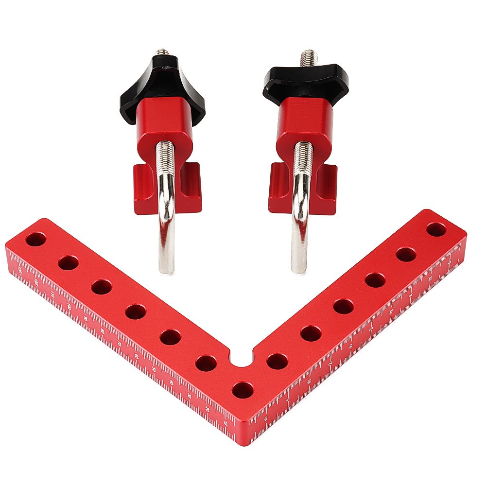 Accessories Woodworking Precision Clamping Square L-Shaped Auxiliary Fixture Splicing Board Positioning Panel Fixed Clip Carpenter Square Ruler Woodworking Tool