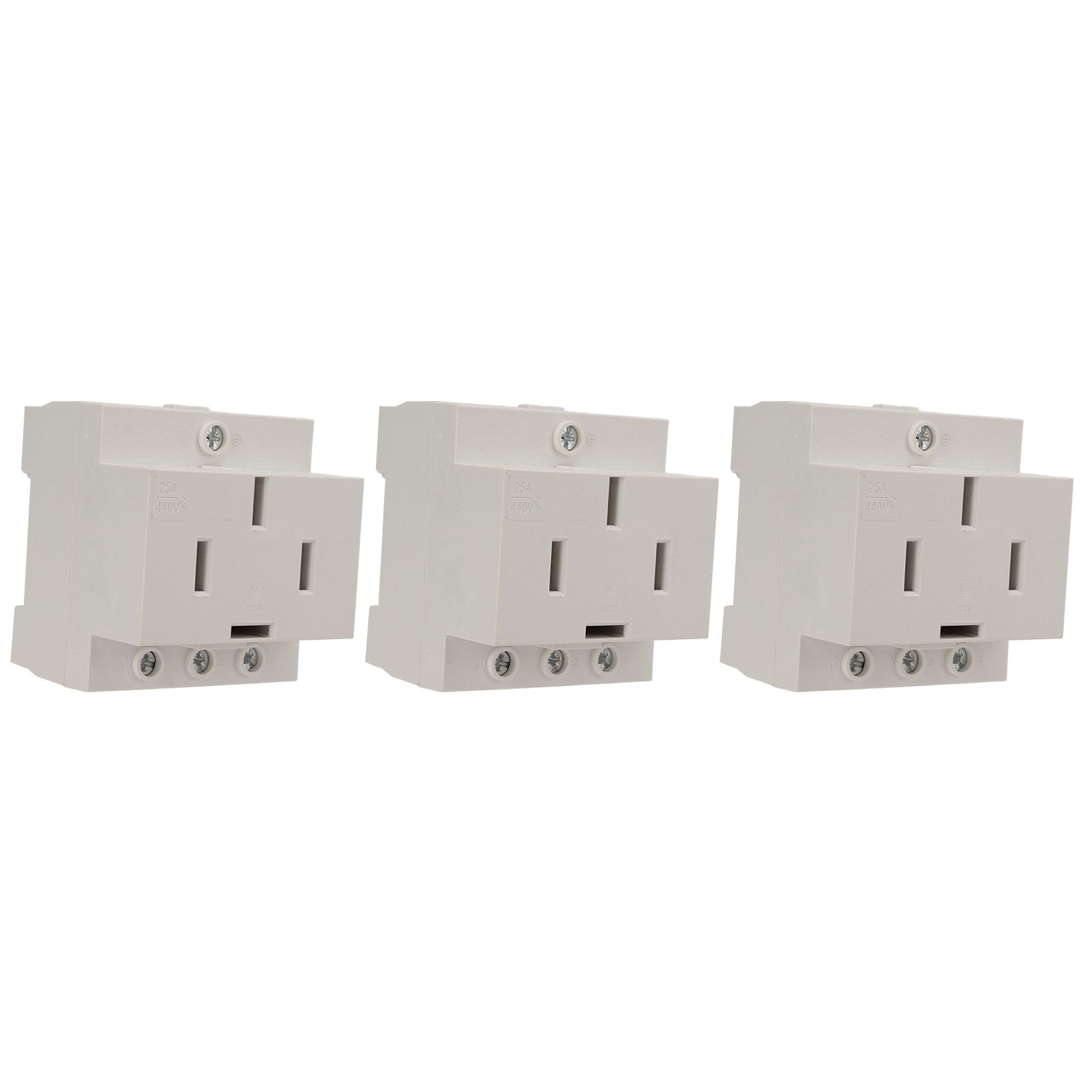 Outlet Timer High Overload Capacity Electric Guide Rail Socket 16A/25A