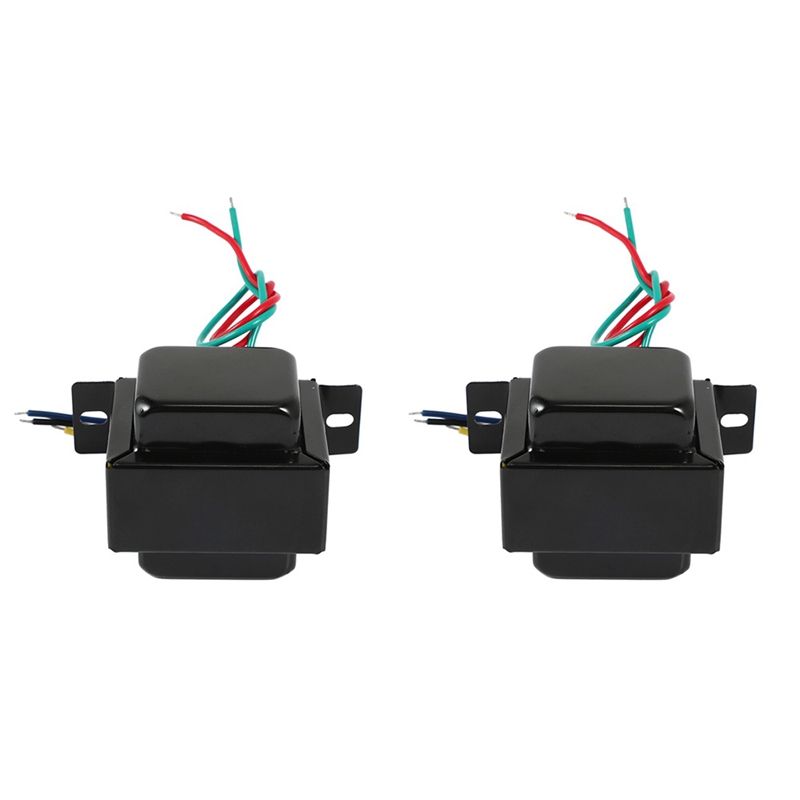 2Pcs Tube Amplifier Single-Ended Output Transformer 5K Output Cow for 6P1 6P14 6P6 0-4-8 Ohm DIY Vacuum Tube Amplifier