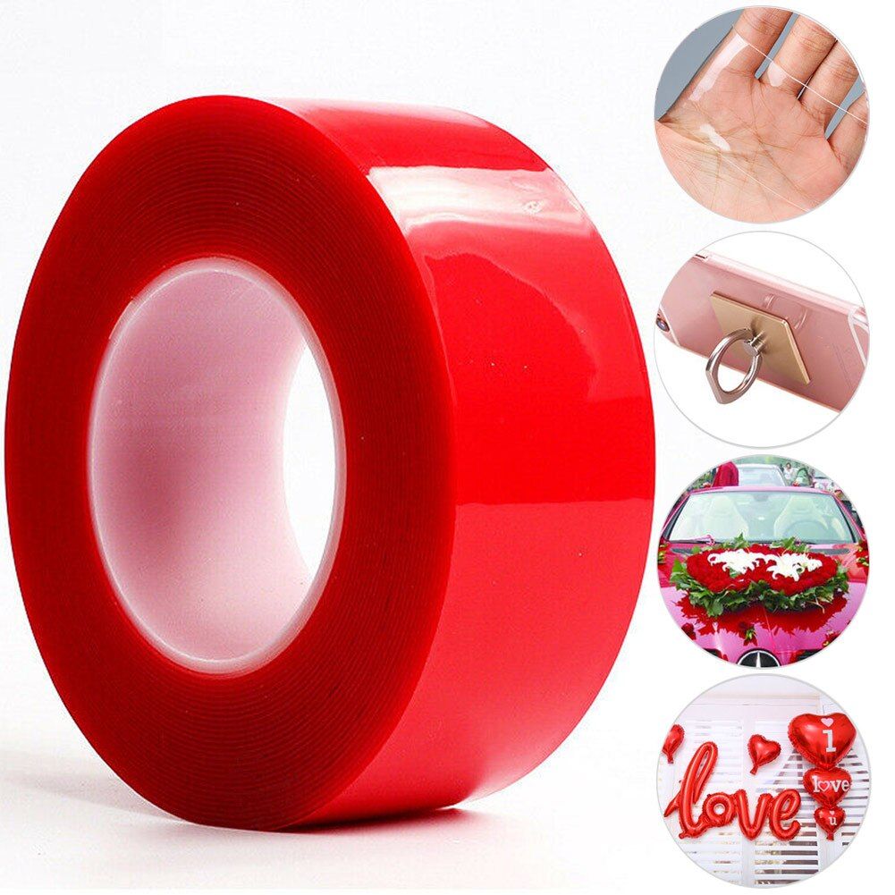Double-sided Adhesive Tape Traceless Waterproof Strong Adhesion Transparent Tape LXY9
