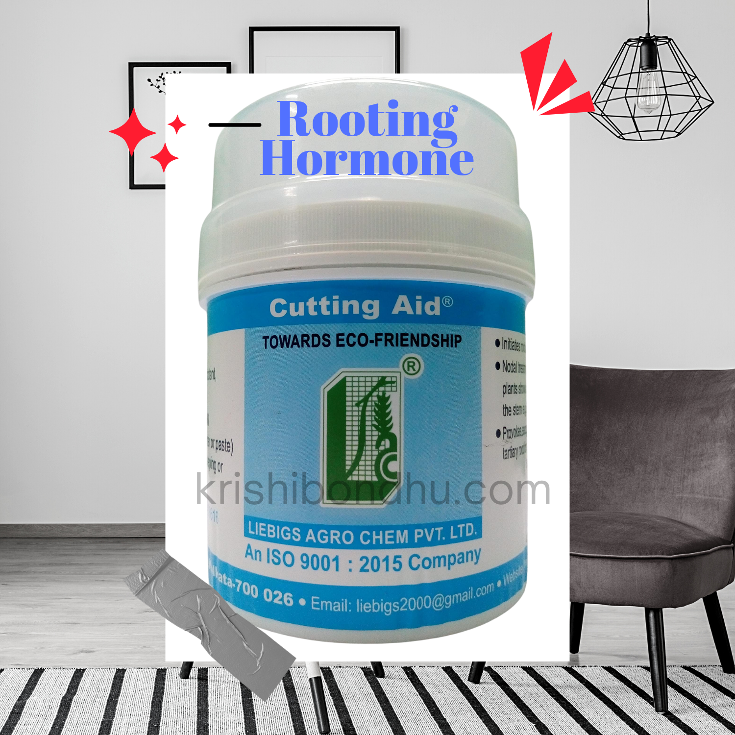 Premium Quality Cutting Aid Root Hormone (10 gm) For Plant - Indian Cutting Aid Rooting Hormone (Loose Pack)