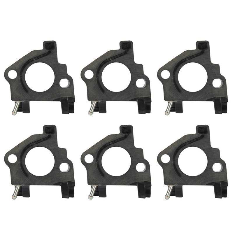6Pcs Carburetor Insulator With Lubricating Nipple For 188F/190F/GX390/GX420 HOT!