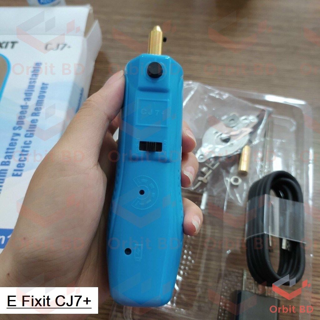 Electric E Fixit CJ7+ 2 in 1 Cutting Glue Machine LCD Screen Cutting Lithium Battery Speed Adjustable LCD Screen Electric Glue Remover Phone Screen Cutting Tools