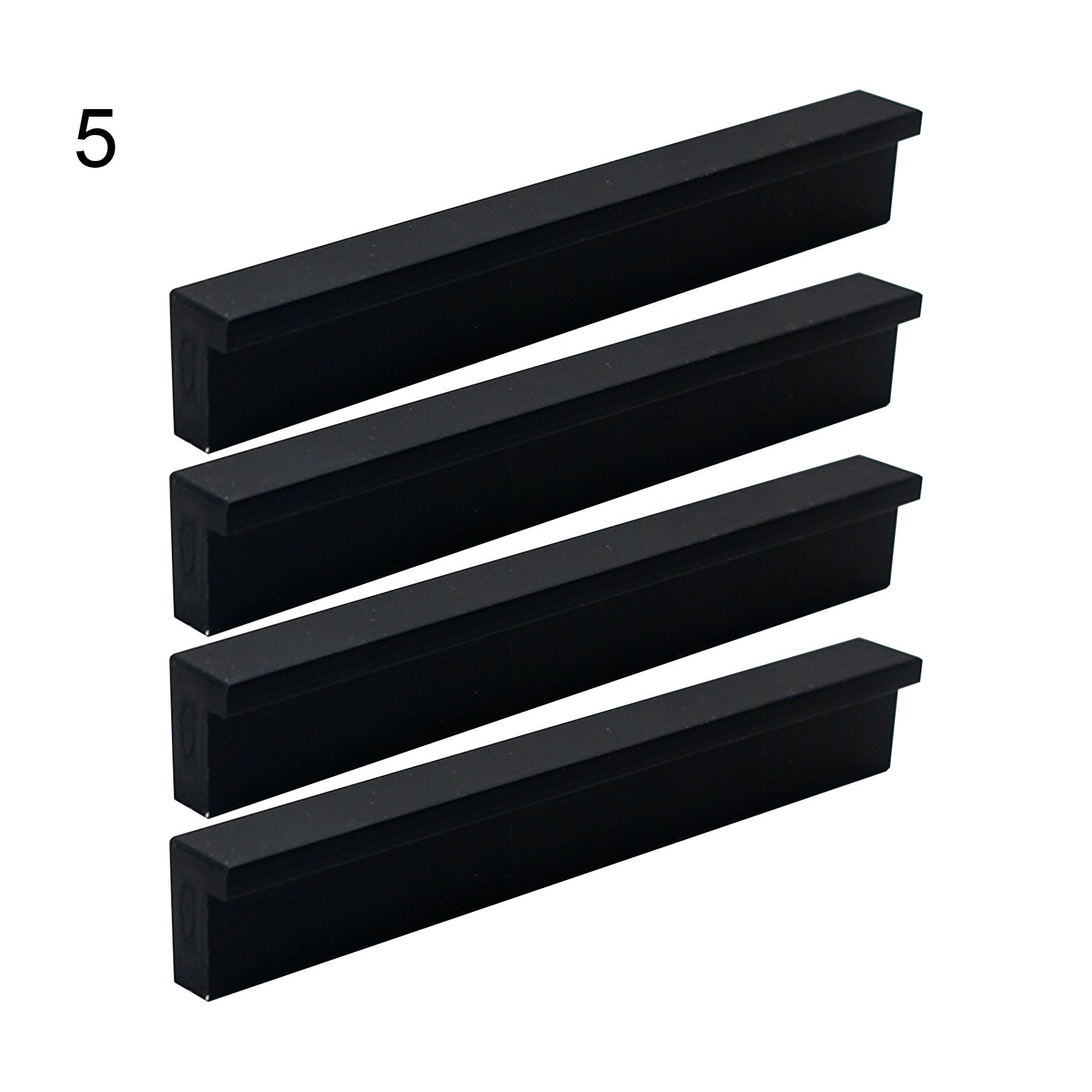 4Pcs Minimalist Aluminium Alloy Grip Drawer Cabinet Closet Furniture Door Handle