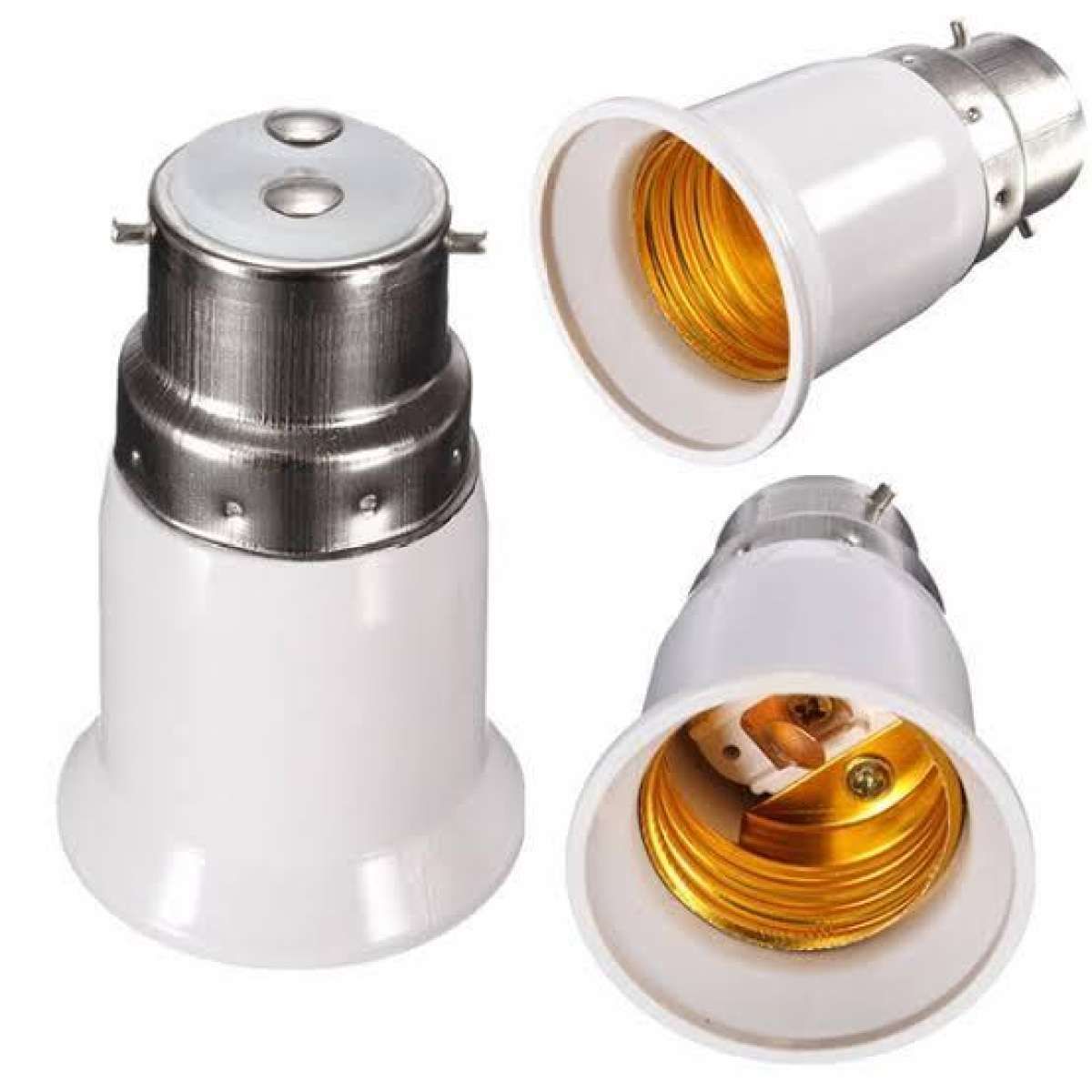 1 Psc Bulb Base Socket (B22 To E27) Converter Adapter