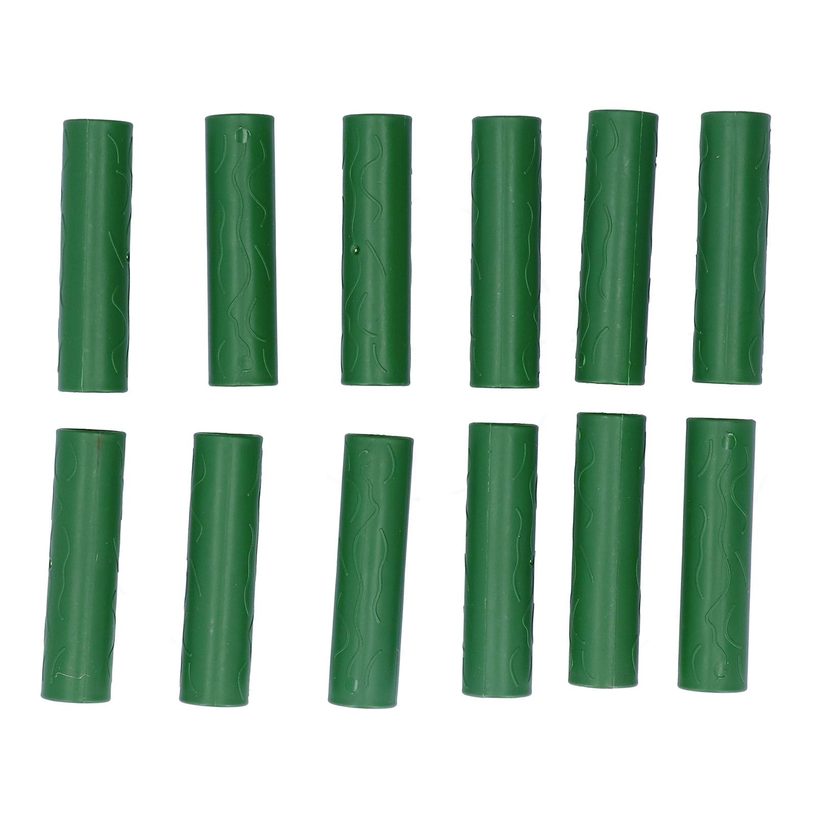 12PCS Garden Stake Connecting Pipe Vines Climbing Support Stakes Green