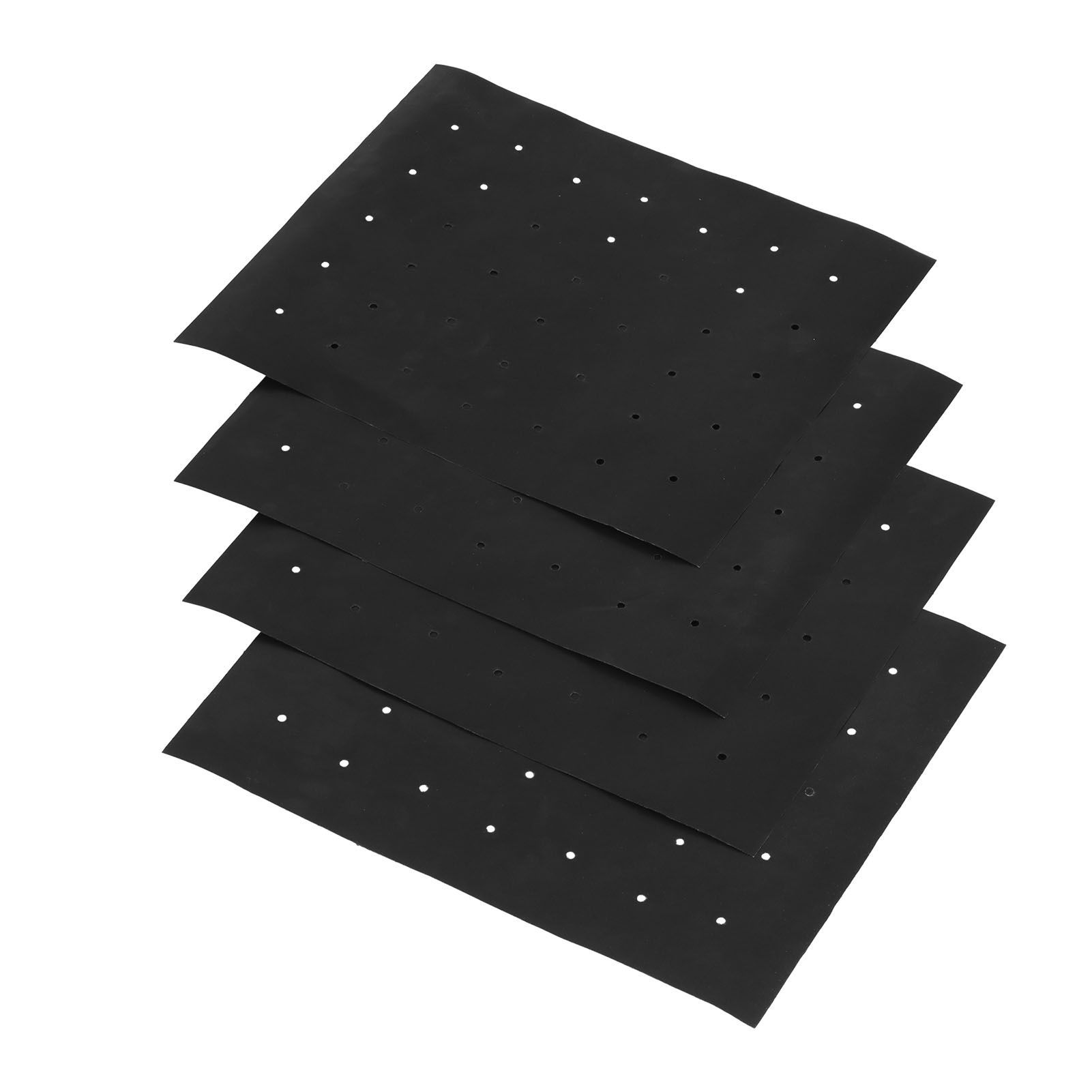 4Pcs 40x33cm Barbecue Mat Non‑Stick Heat‑Resistant BBQ Grill With Holes BS