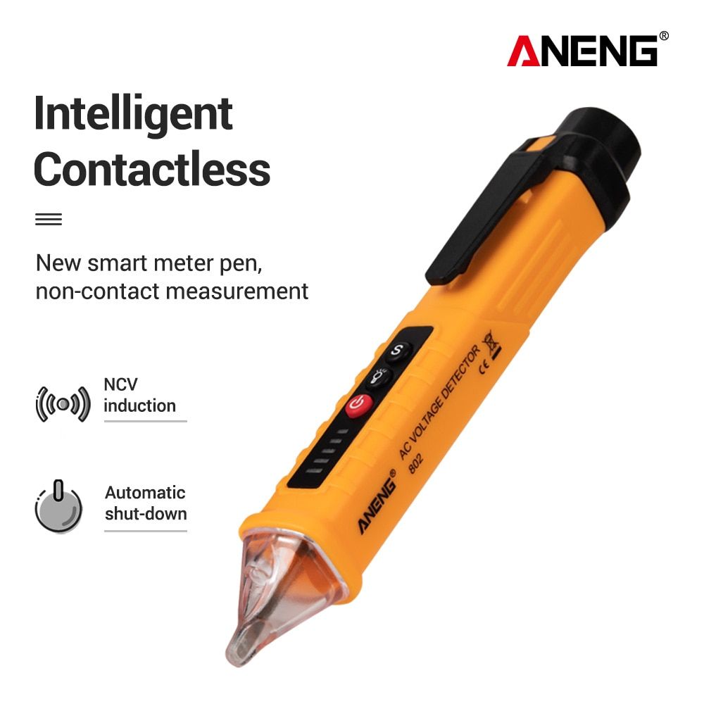 ANENG VD802 Digital 12-1000V AC/DC Voltage Detectors Non-Contact Pen Tester Meter Volt Current Electric Test Pencil 2020 new