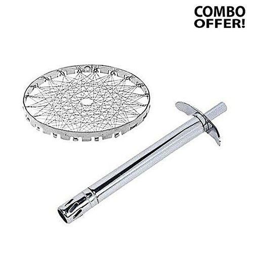 Combo of Kitchen Gas Lighter and 2 Gas Saving Net - Silver