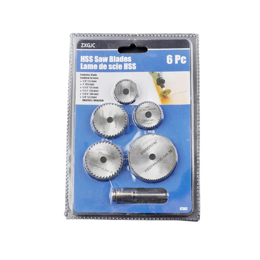 Saw Blade Set 6Pcs/Set Multi tool Blades HSS Circular