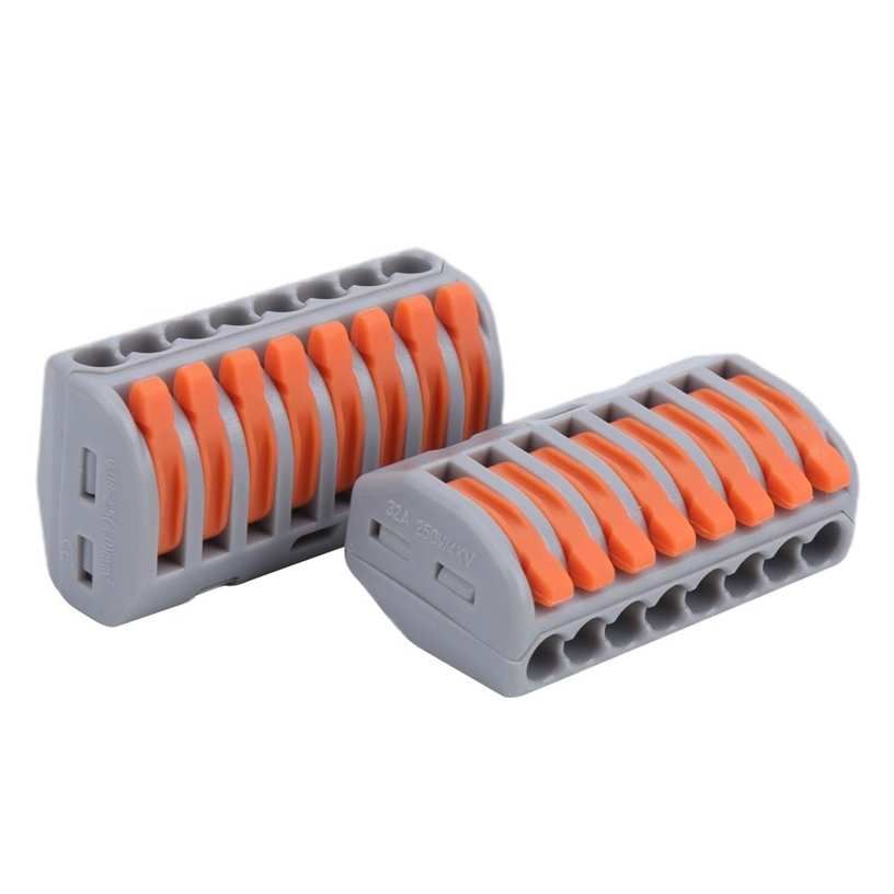 Compact Wire Connector 20Pcs Push Wiring Universal Quick Connect Terminal Blocks PCT-218