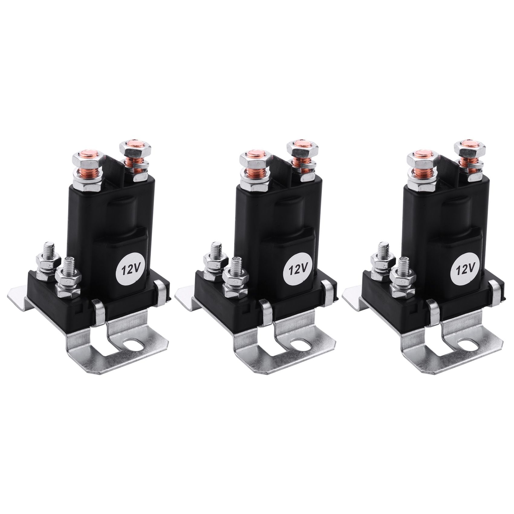 3X Dual  Isolator Relay Start On/Off 4 Pin 500A 12V for Car  Switch