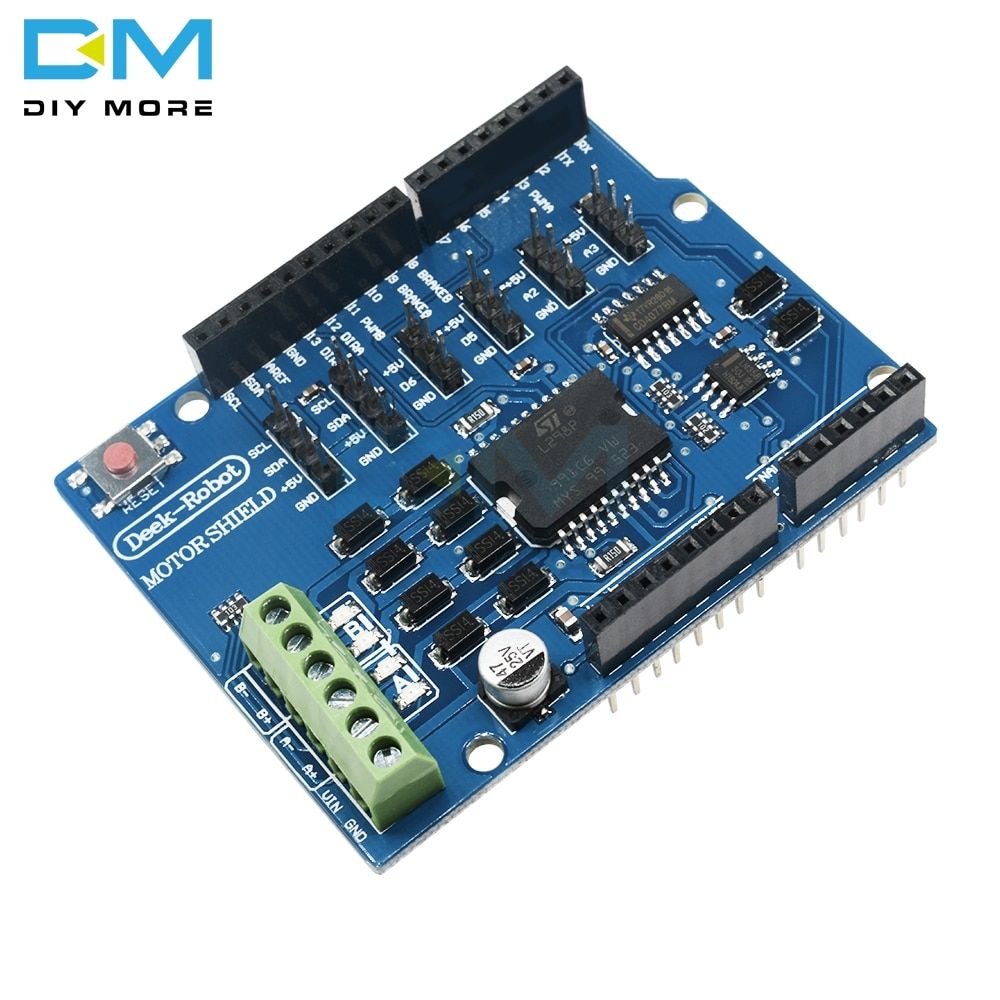 L298 L298P Shield R3 DC Motor Driver Shiled Board Module 2A Dual Full Bridge H-Bridge 2 Way 2CH For Arduino UNO Relay 5V 12V