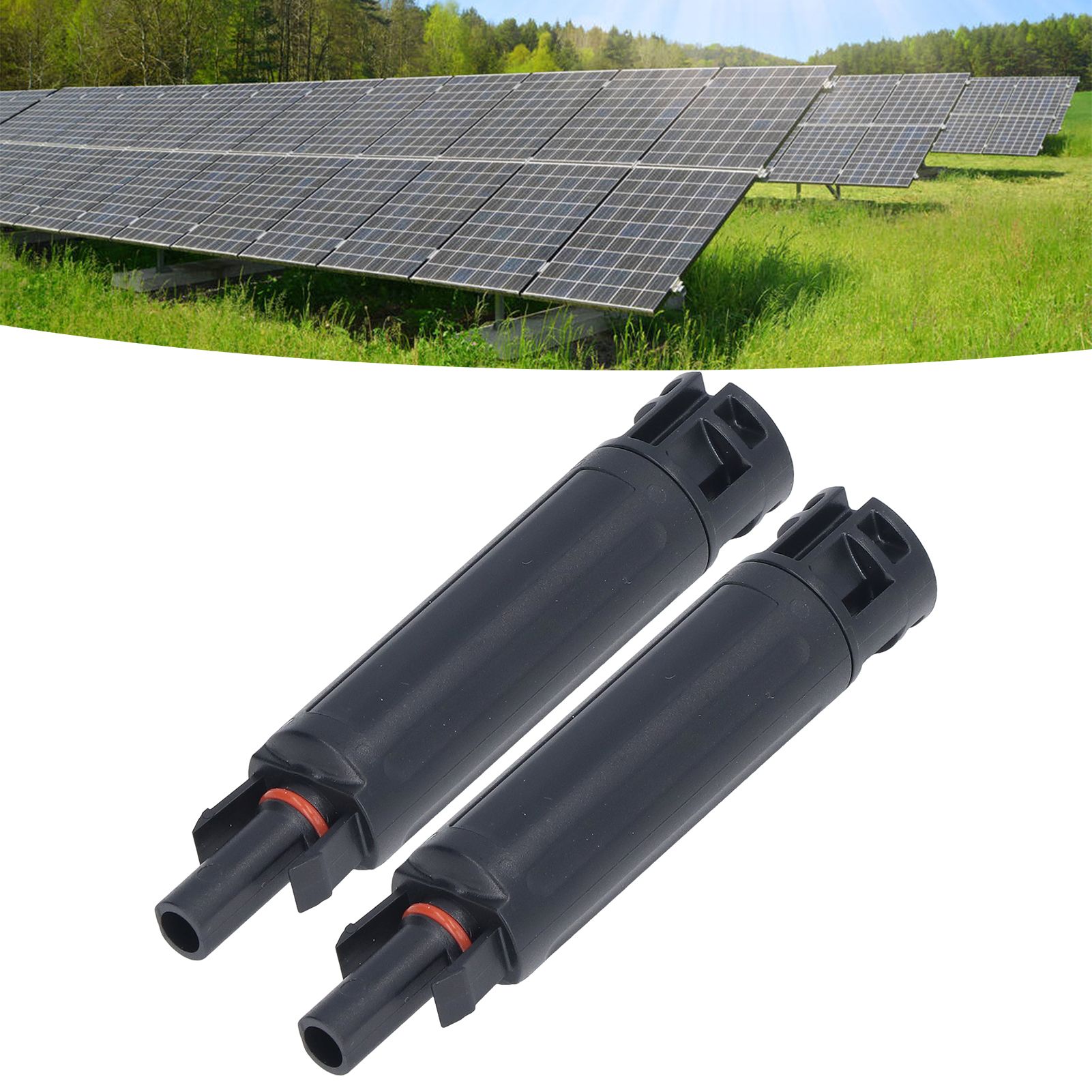 2pcs Solar PV Fuse Connector 1000V Photovoltaic Holder for Connecting Panel