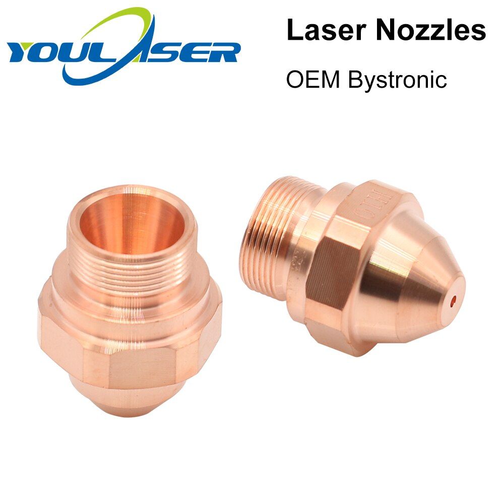 OEM Bystronic H Series Laser Nozzles Dia.13mm Single Layer M10 Caliber 0.8-3mm for Fiber Laser Cutting Head