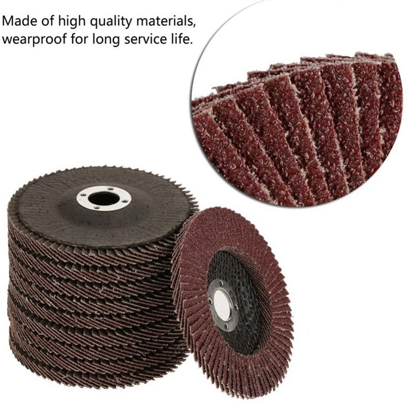 10 60 Mesh Grinding Wheels, Polishing Pads Sanding Discs 100 x 6 x 16 MM Suitable for Bench Grinders