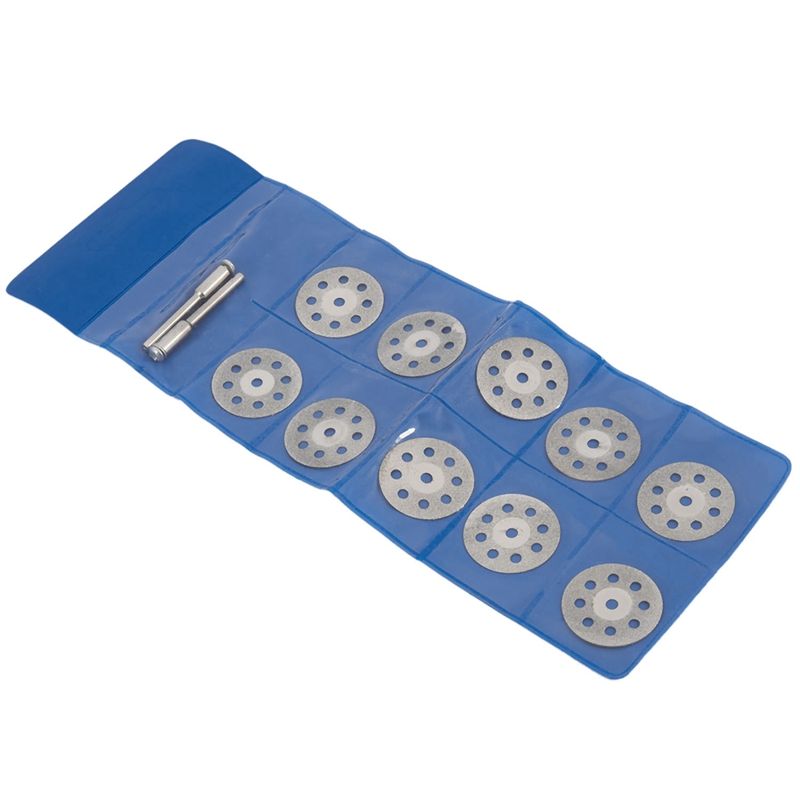 36PCS Rotary Cutting Wheels Tool Kit, Mini Diamond Cutting Wheel and HSS Circular Saw Blades and Resin Metal Cutting Wheels Tools Wood Metal Stone Cutting