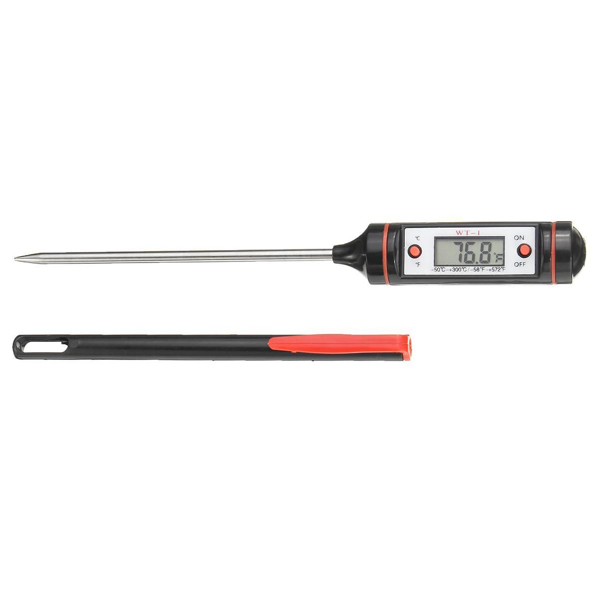 DIGITAL PROBE THERMOMETER FOOD TEMPERATURE SENSOR FOR COOKING BAKING JAM MEAT